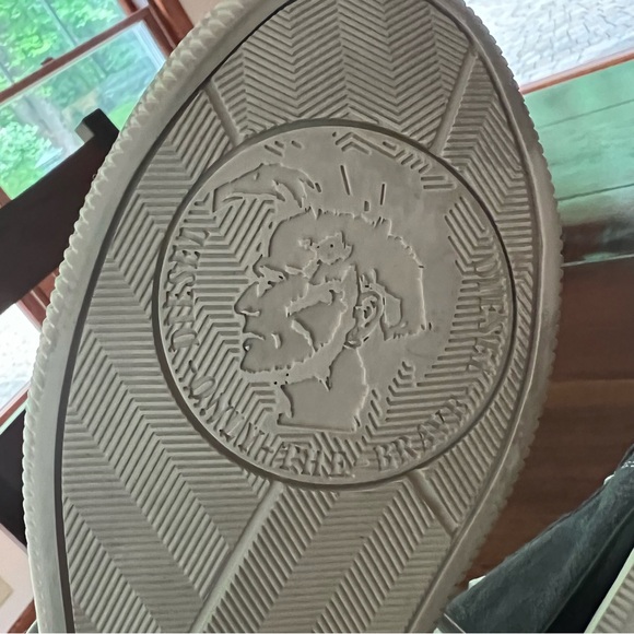 Diesel Gray Suede & Leather Sneakers 7 - Picture 7 of 8